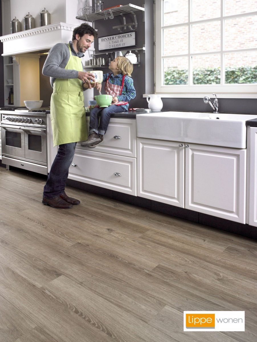 ПВХ-плитка quick Step Livyn Balance Glue Plus BAGP 40025 дуб коттедж натуральный