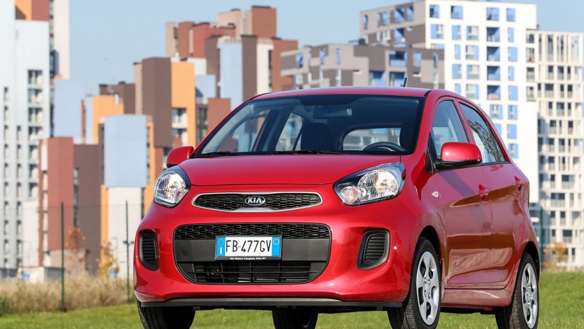 Kia Picanto 2016 красная