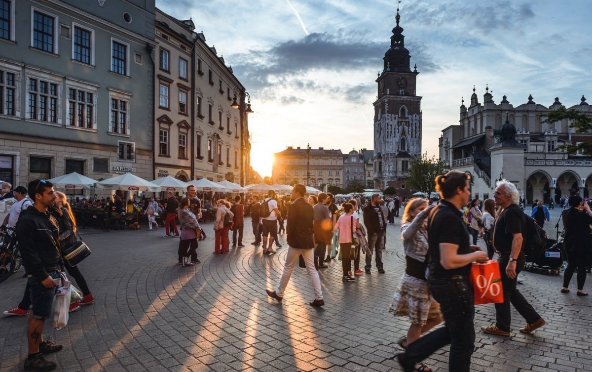 Краков Польша население