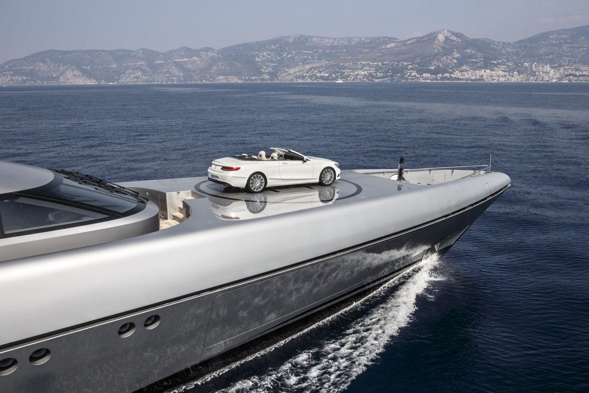 Mercedes s-class яхта