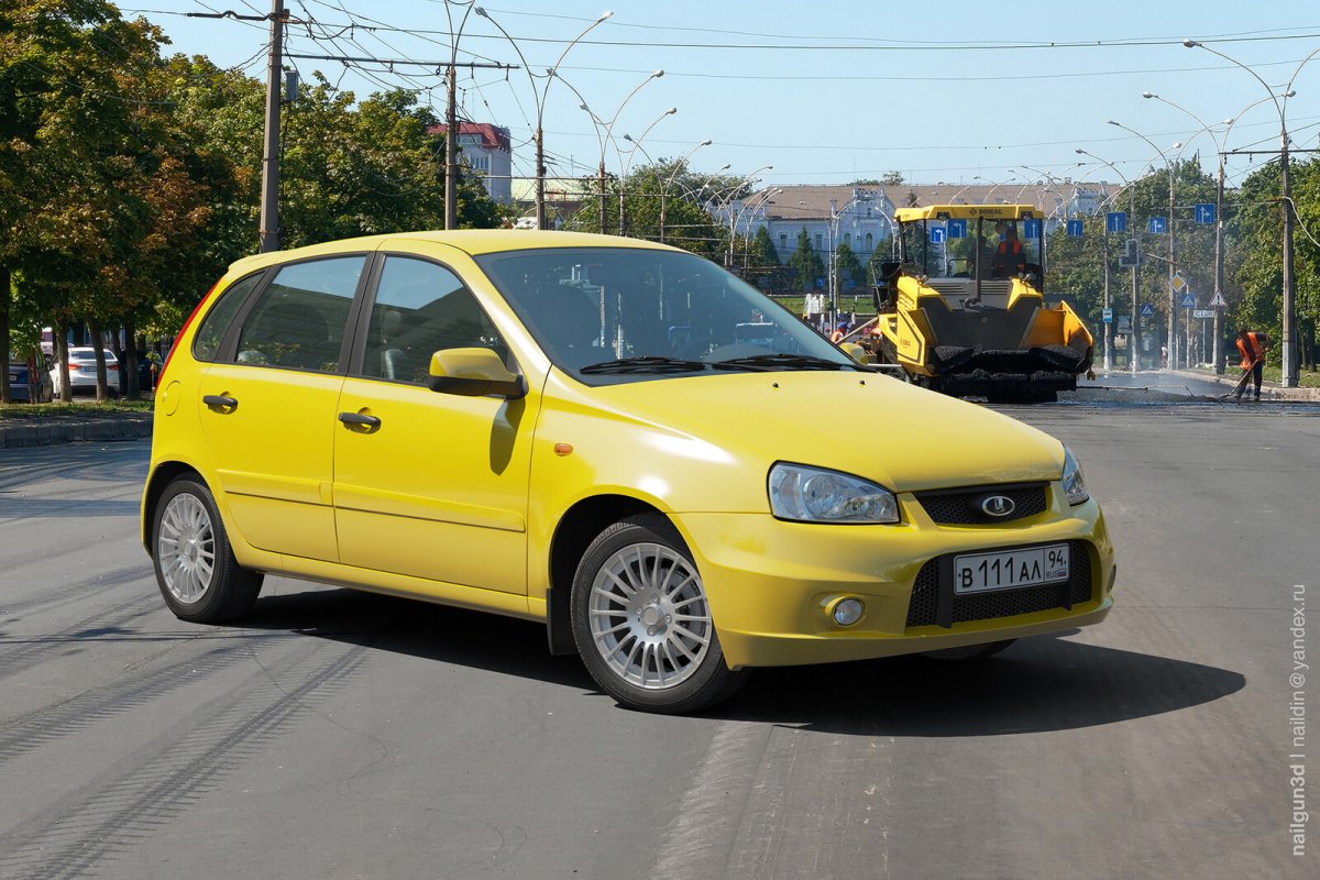 Lada Kalina Sport жёлтый