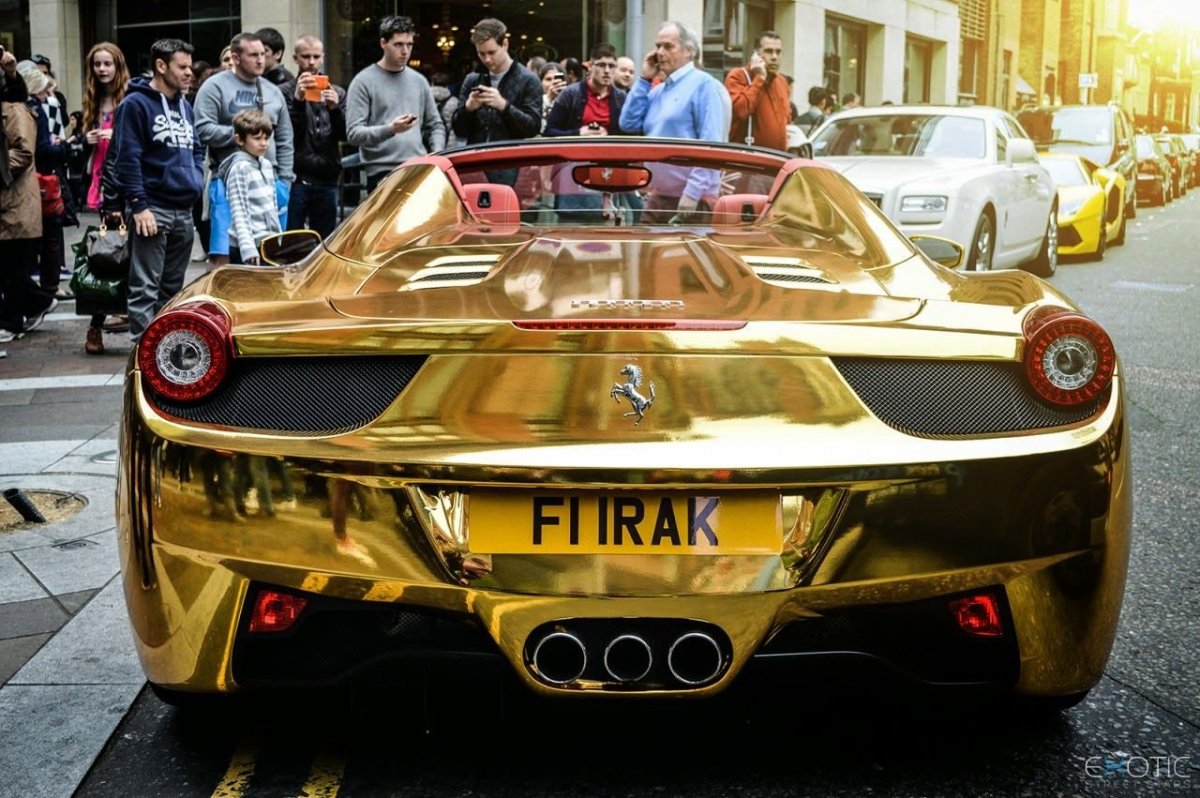 Ferrari 458 Gold