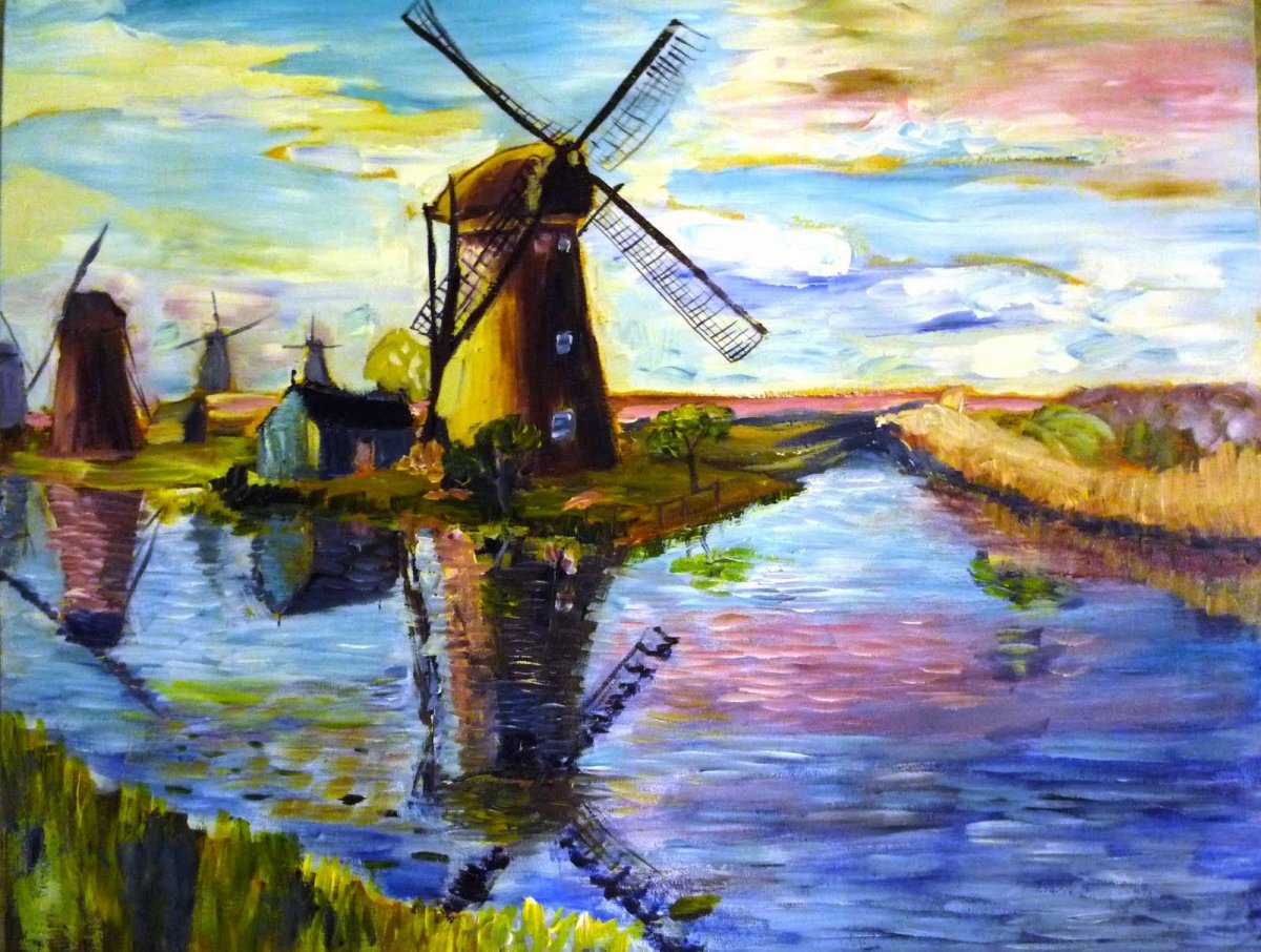 Ветряная мельница Нидерланды
