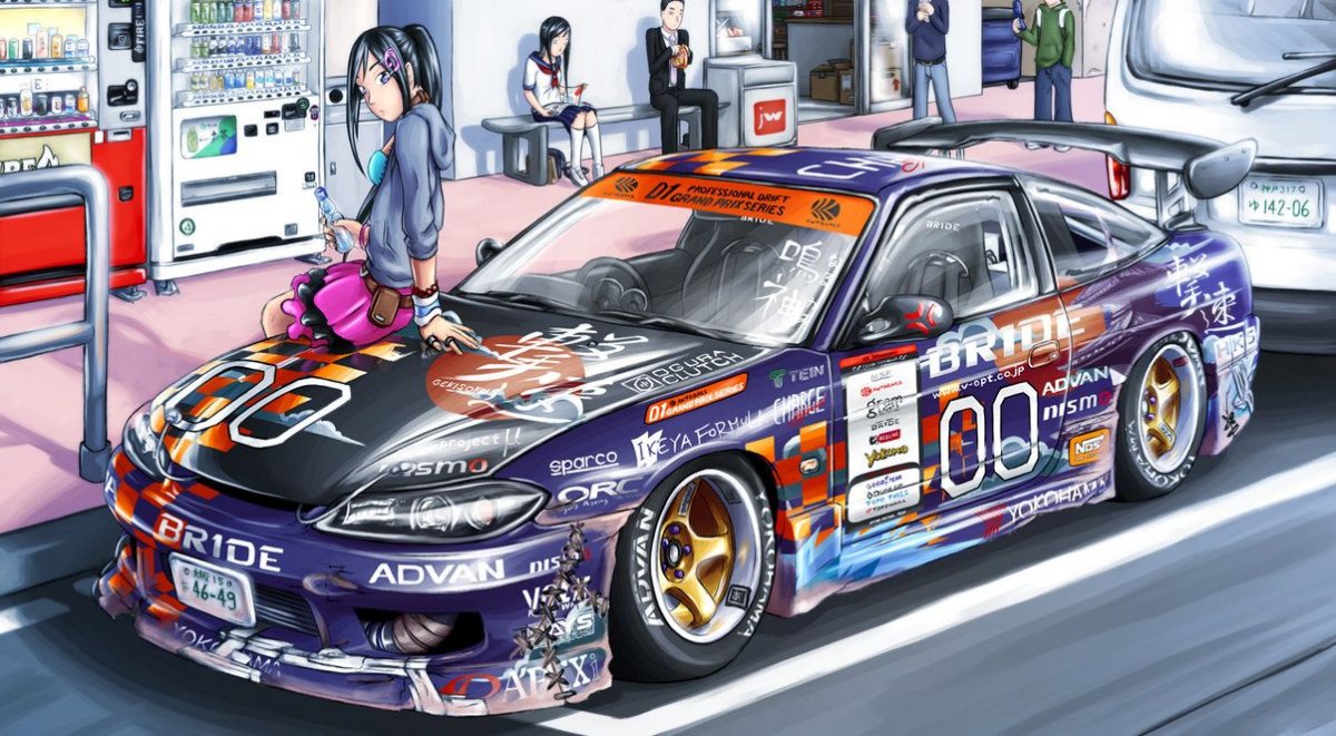 Nissan Silvia s15 anime