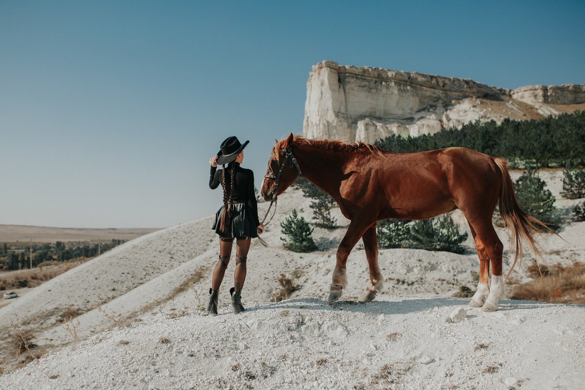Белая скала Белогорск конные прогулки Крым