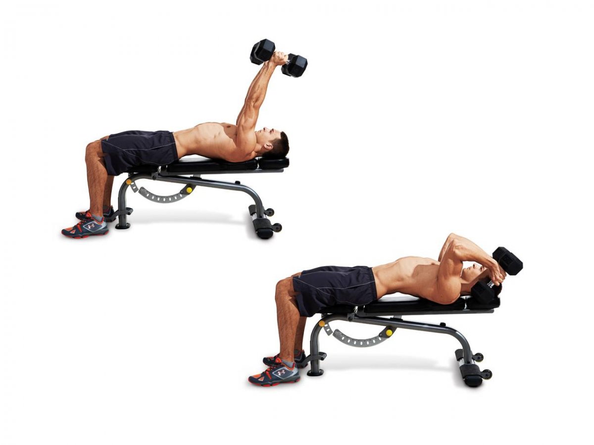Incline Dumbbell Bench Press дома