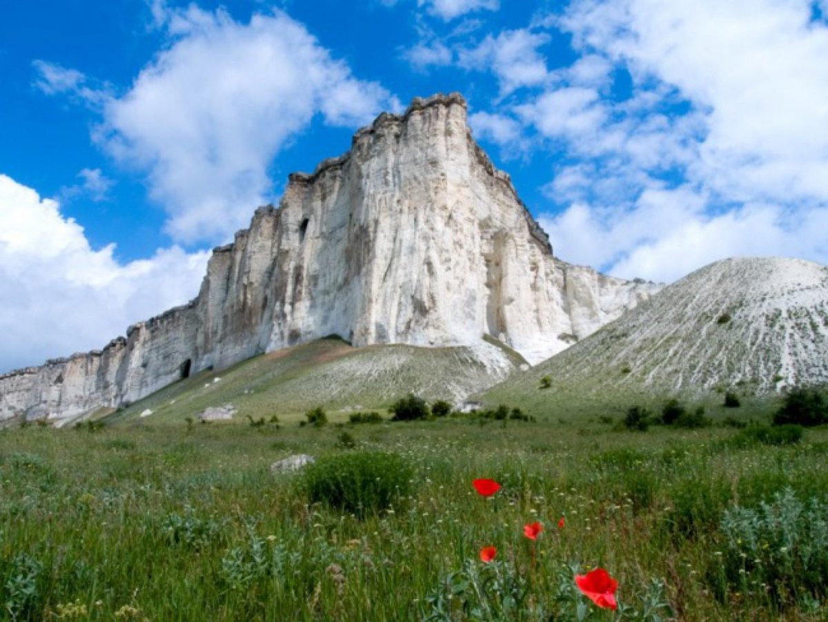 Крым Белогорск белая скала