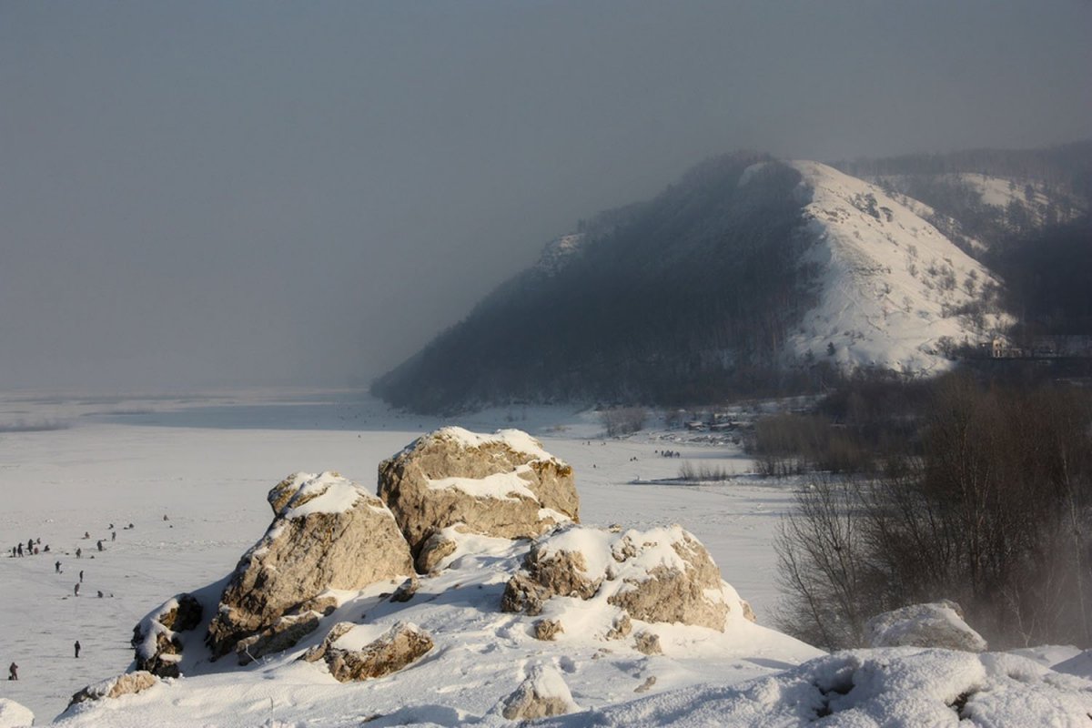 Жигулевские горы зимой