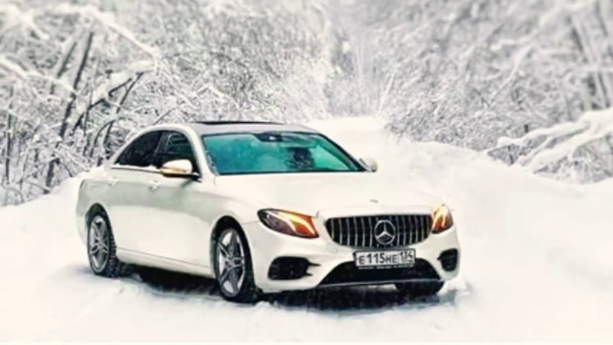 Mercedes w213 зима