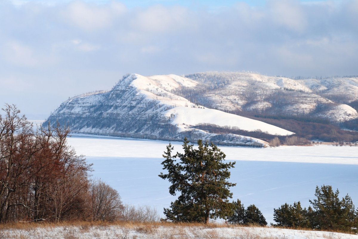 Жигулевские горы- Самарская лука зимой