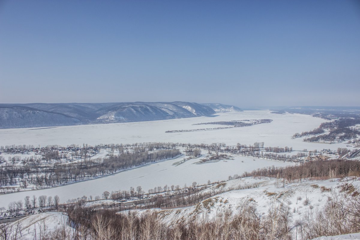 Попова гора Ширяево зимой