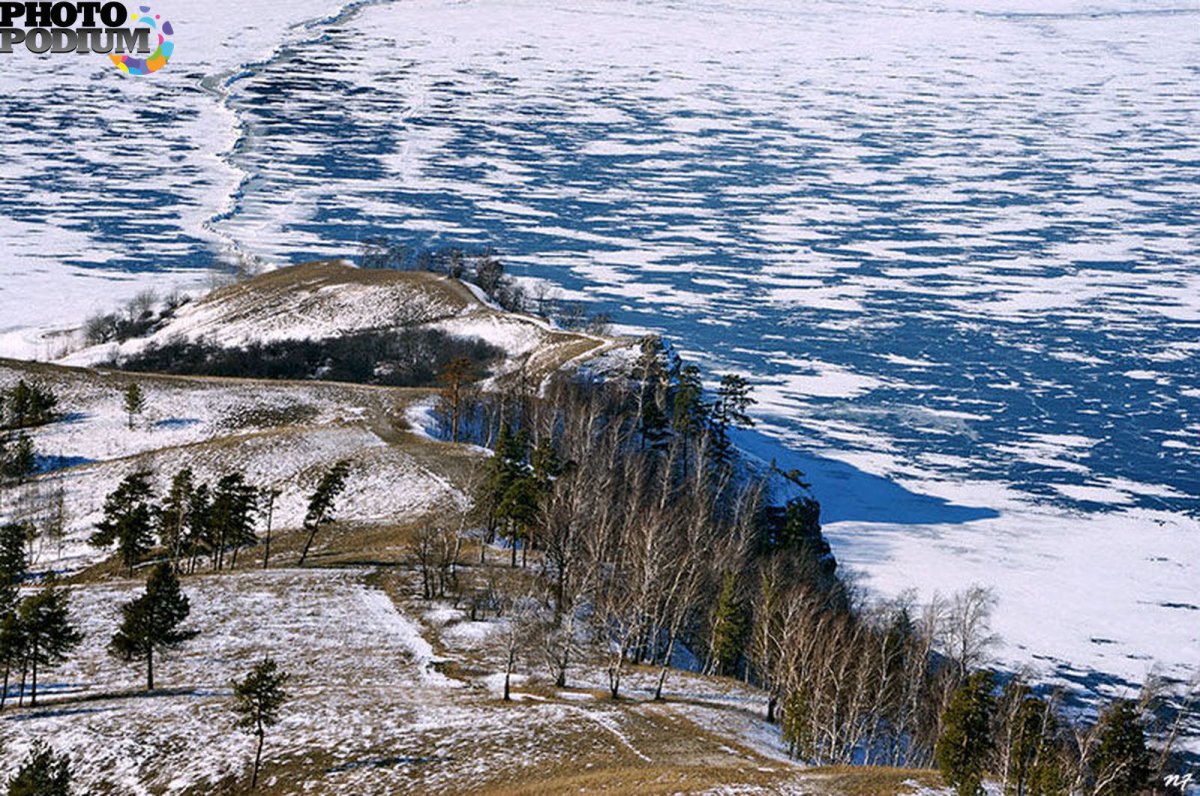Стрельная гора Тольятти зимой