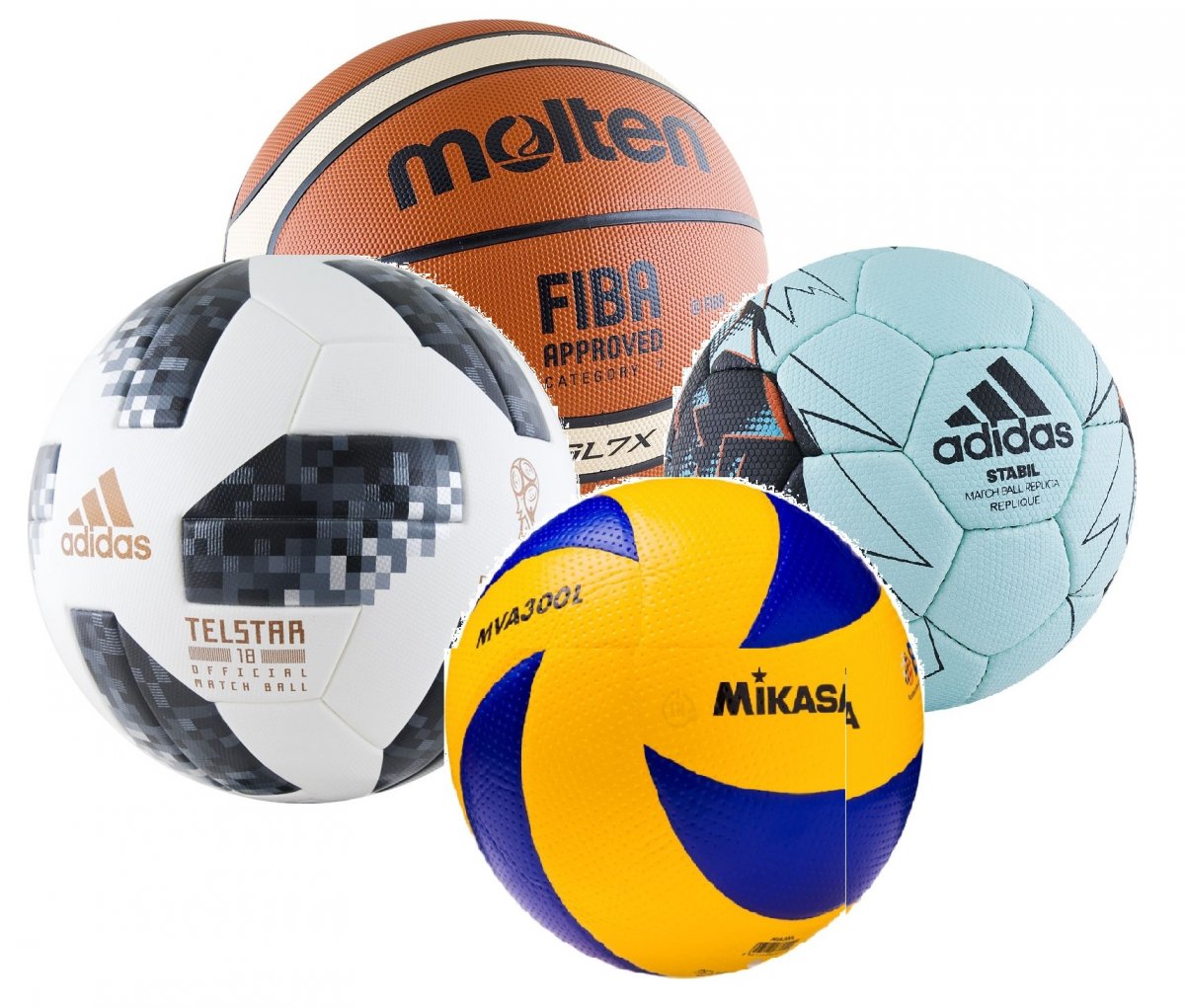 Мячи разные спортивные
