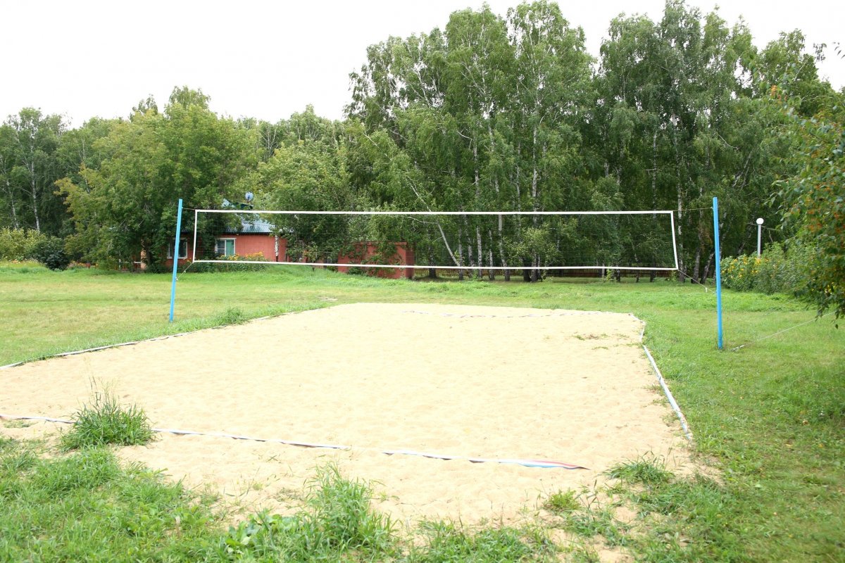 Волейбольная площадка на даче