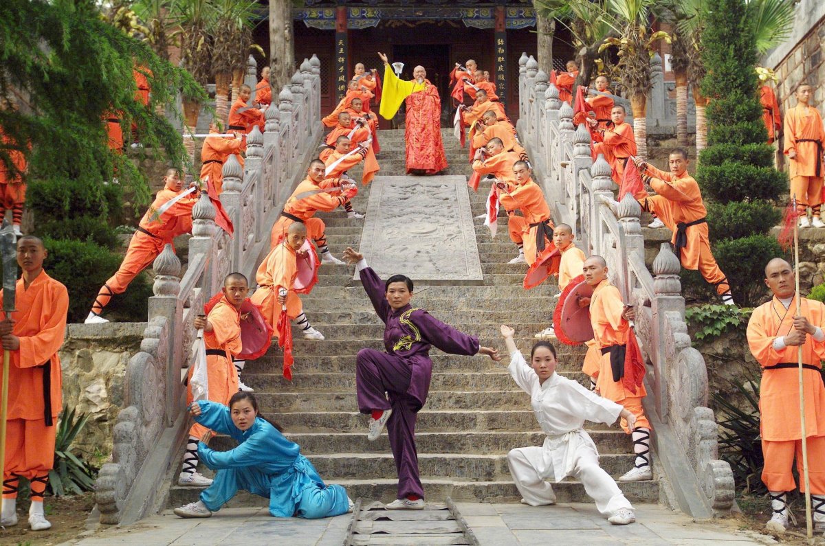 Шаолиньский монастырь в Китае