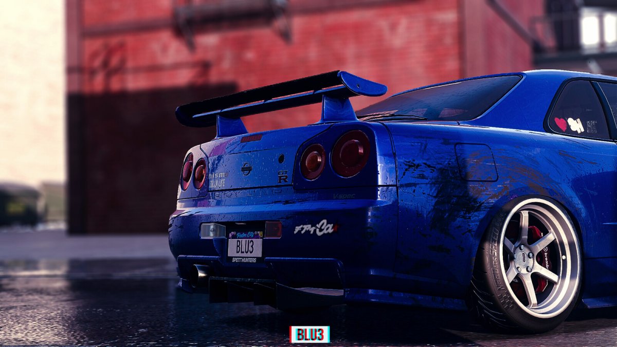 Nissan Skyline GTR r34 пол Уокер