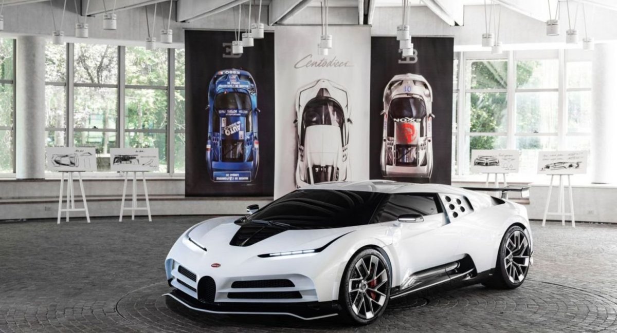 Bugatti Centodieci eb110 homage