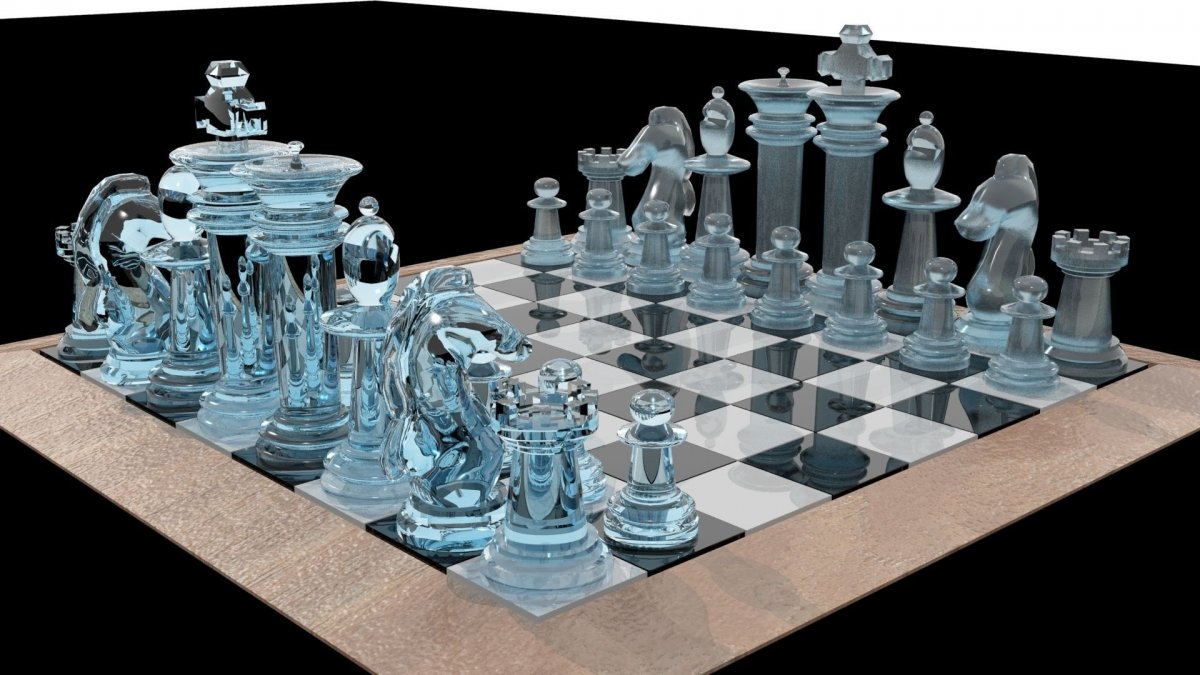 Шахматные фигуры в 3d Max