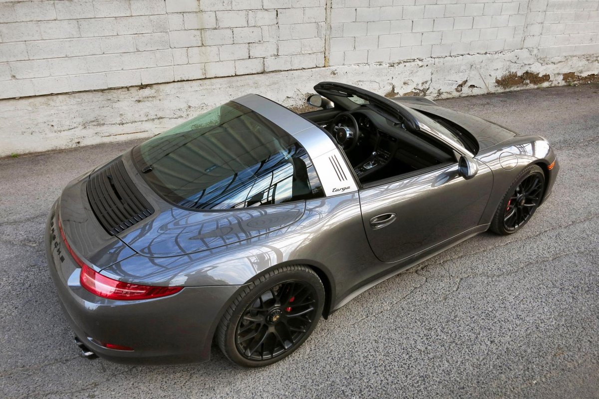 Порше 911 цвет графит