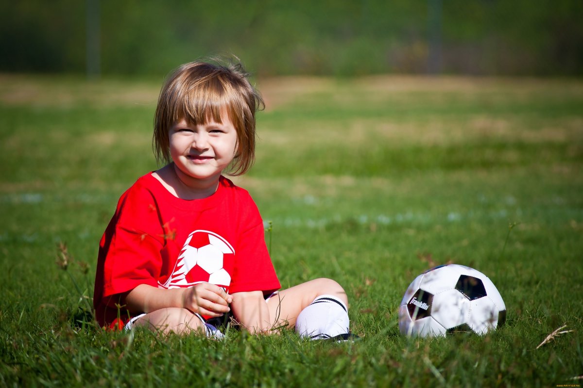 Футбольная фотосессия для детей