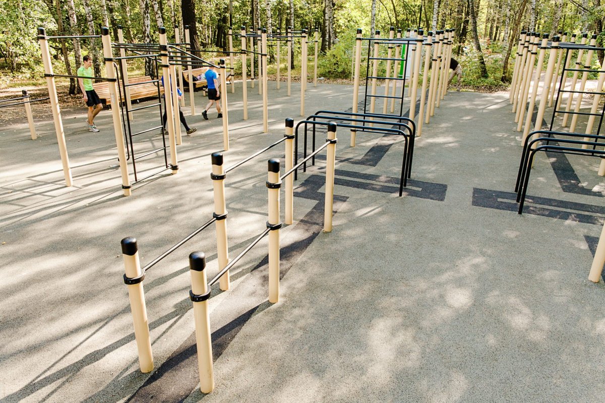 Workout площадка в Нескучном саду