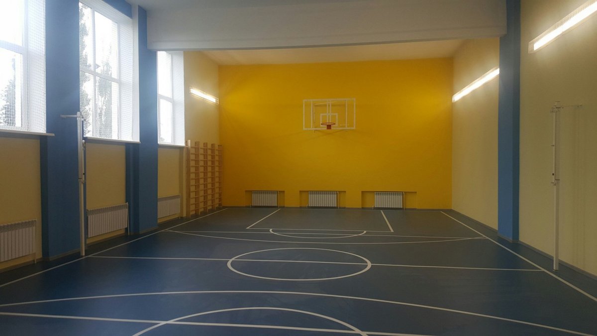 Оформление спортивного зала в школе