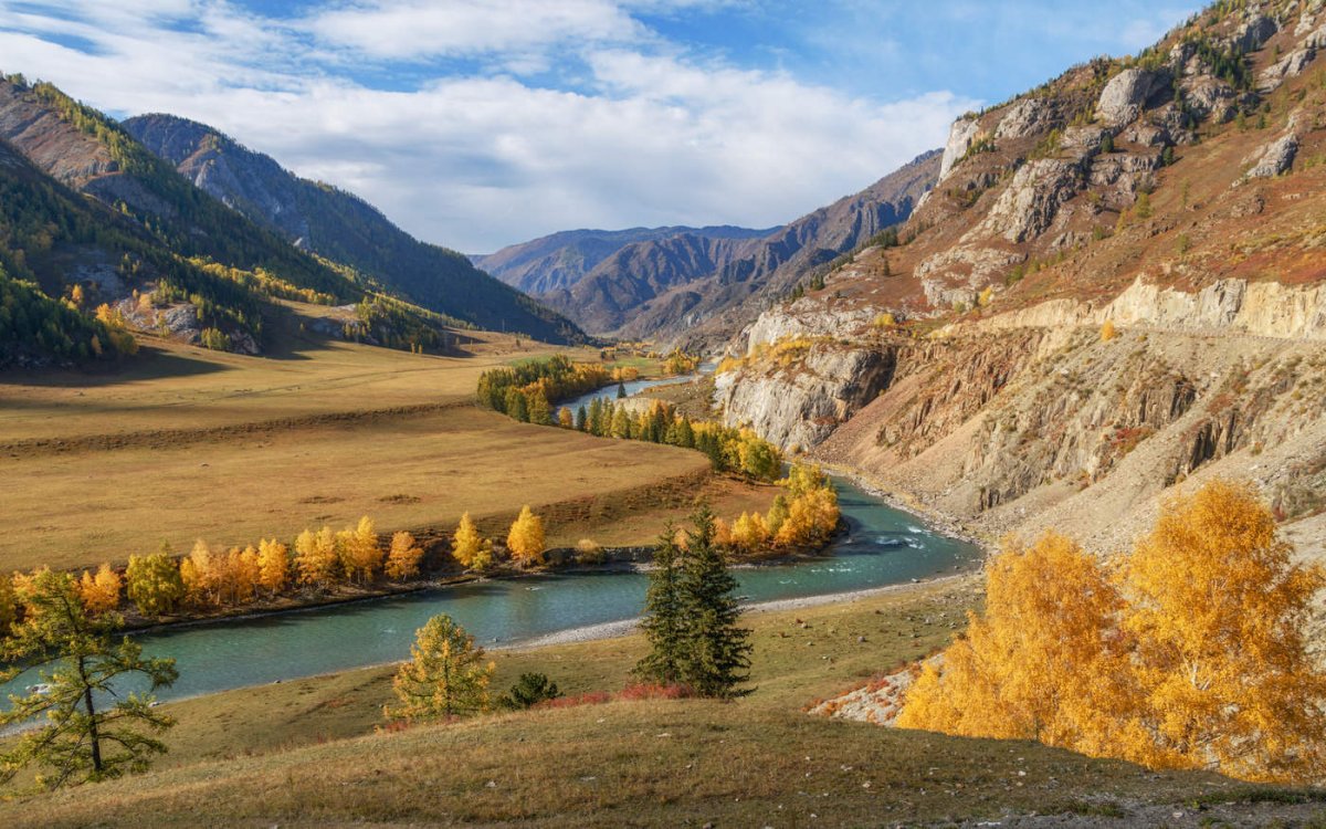 Горный Алтай горы осень