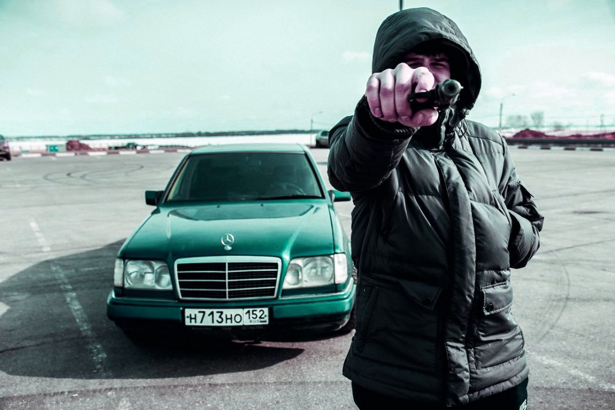 Mercedes w140 Бандитский