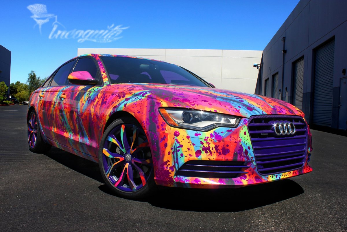 Необычная покраска автомобиля