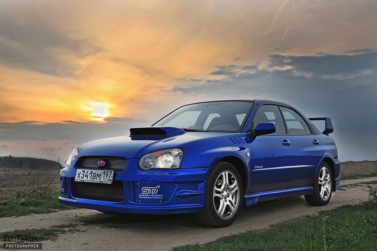 Subaru Impreza WRX STI 2004 дрифт