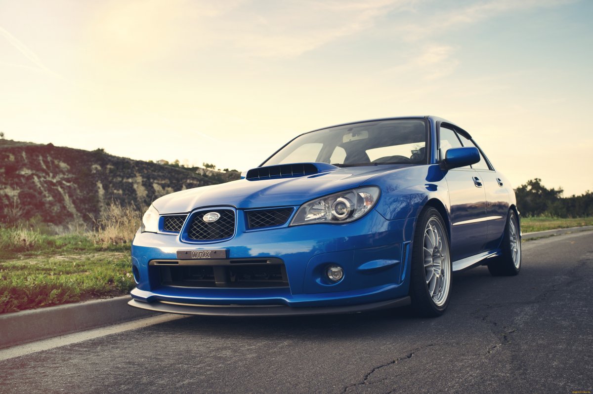 Subaru Impreza WRX STI 2007 киберпанк