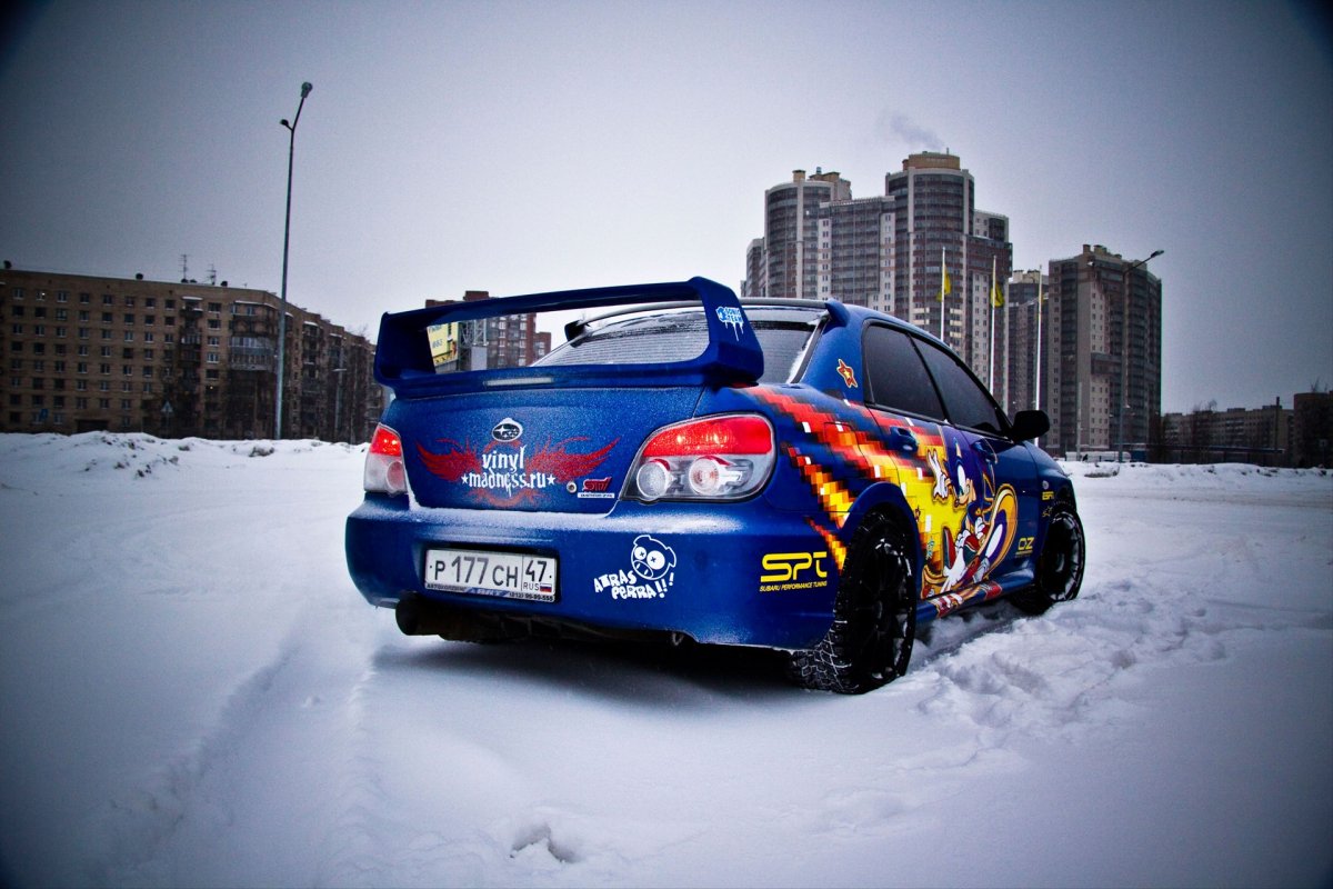 Субару Импреза WRX зима