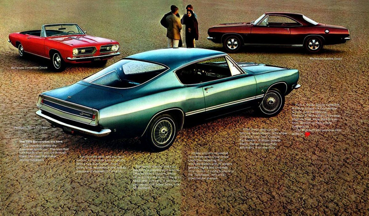 Plymouth Barracuda 1965 рекламная брошюра