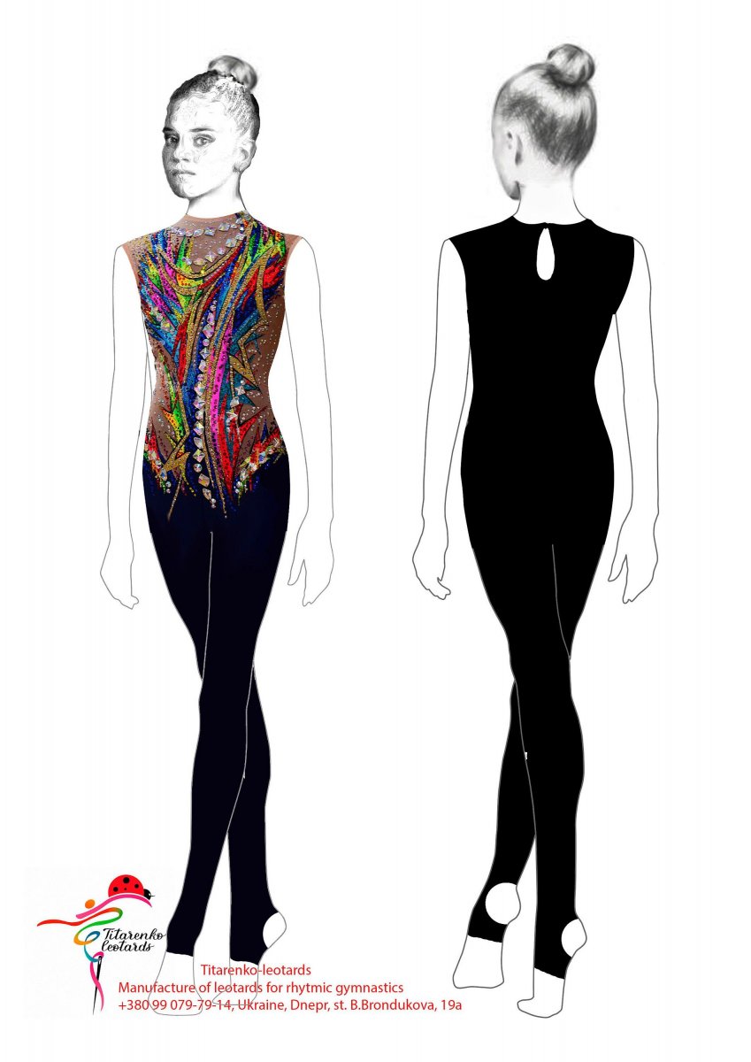 Комбинезон для художественной гимнастики