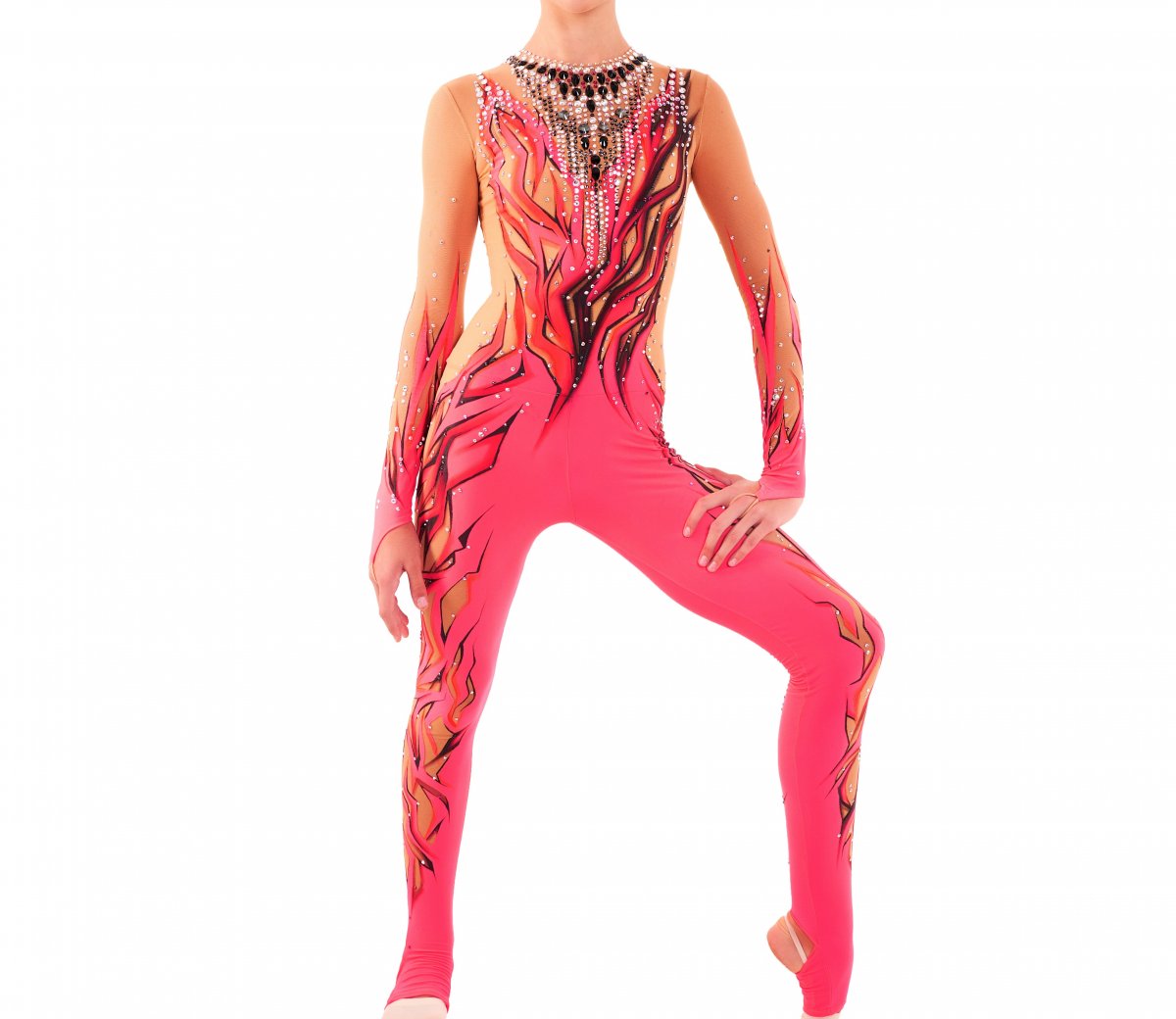 Гимнастический комбинезон лекала