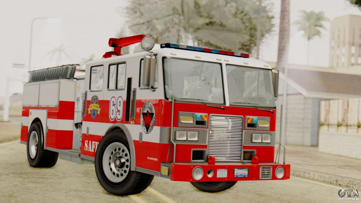 GTA San Andreas пожарная машина