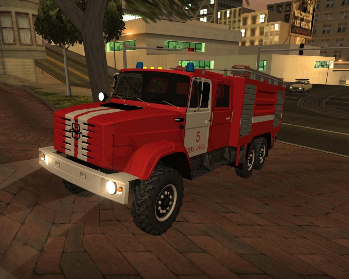 GTA 5 пожарная машина
