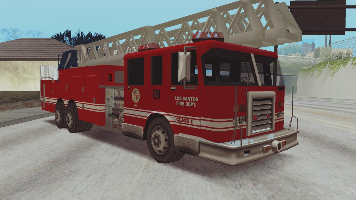 Пожарный ЗИЛ 130 для ГТА са