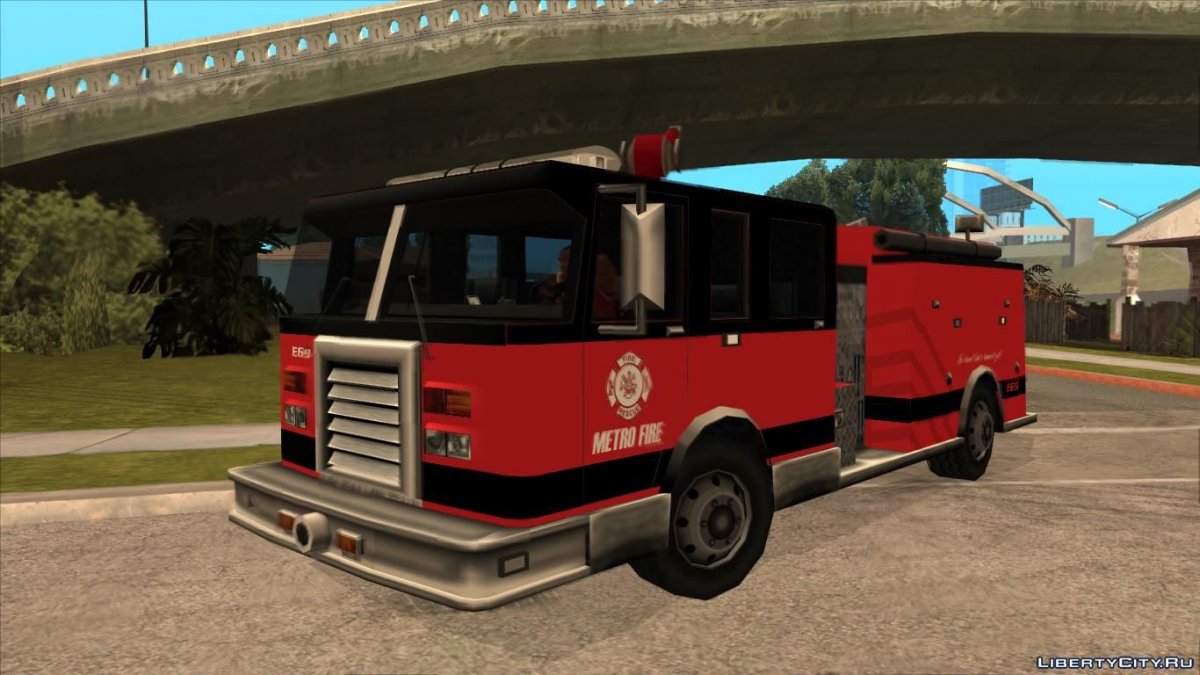 Урал 4320 пожарный для GTA San Andreas