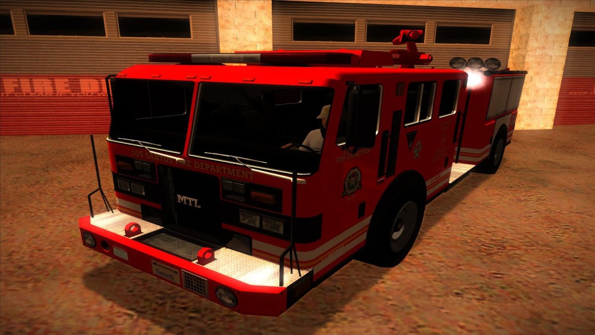 Пожарная машина ГТА 5