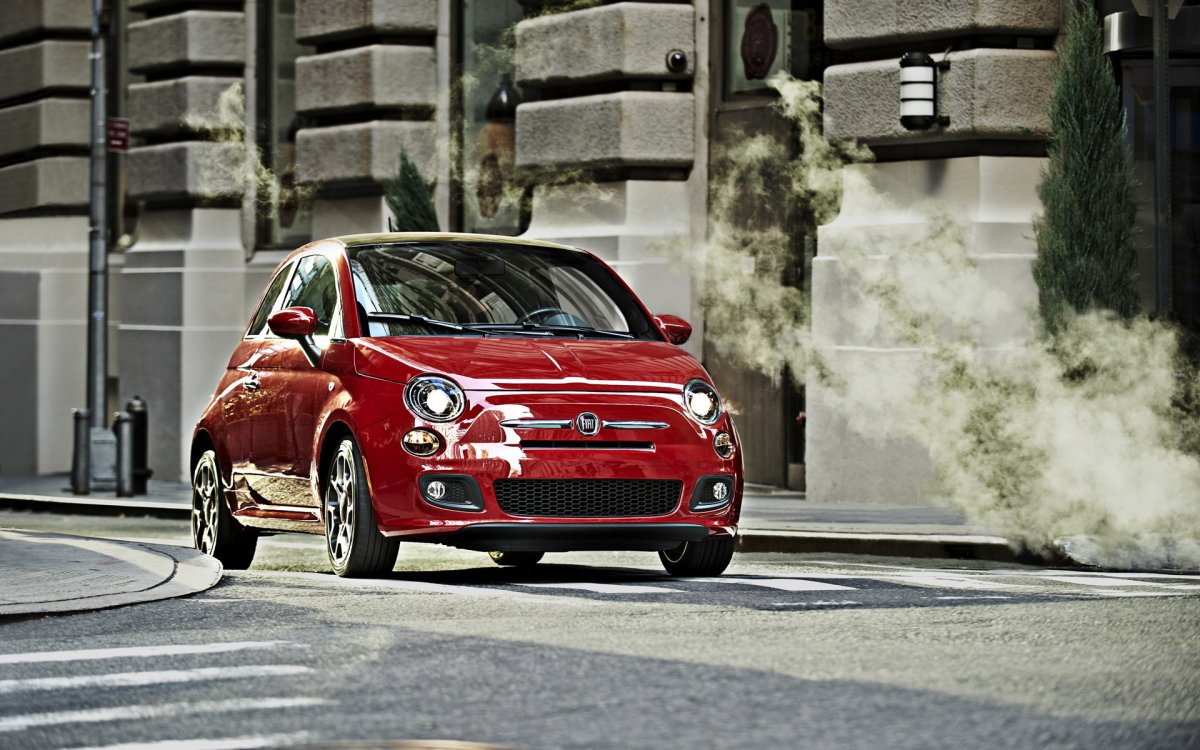 Fiat New 500 Red