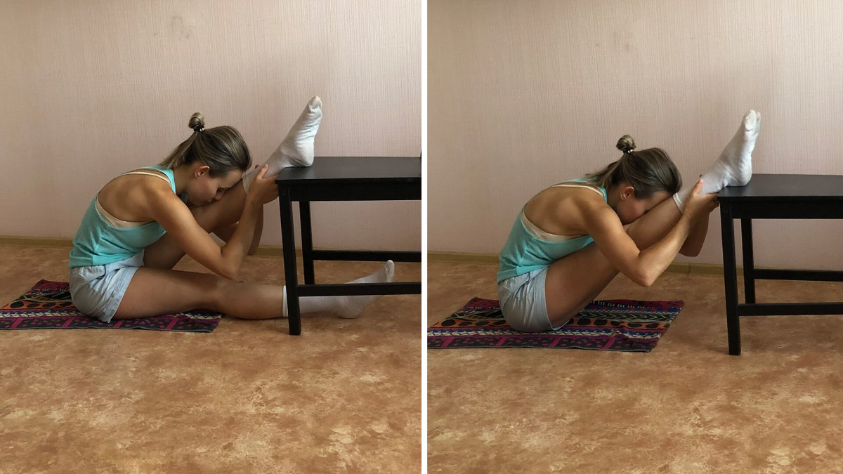 Поза шпагат