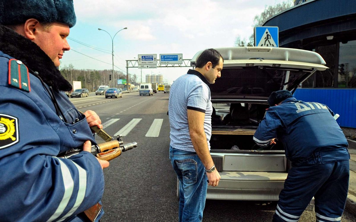 Досмотр автомобиля