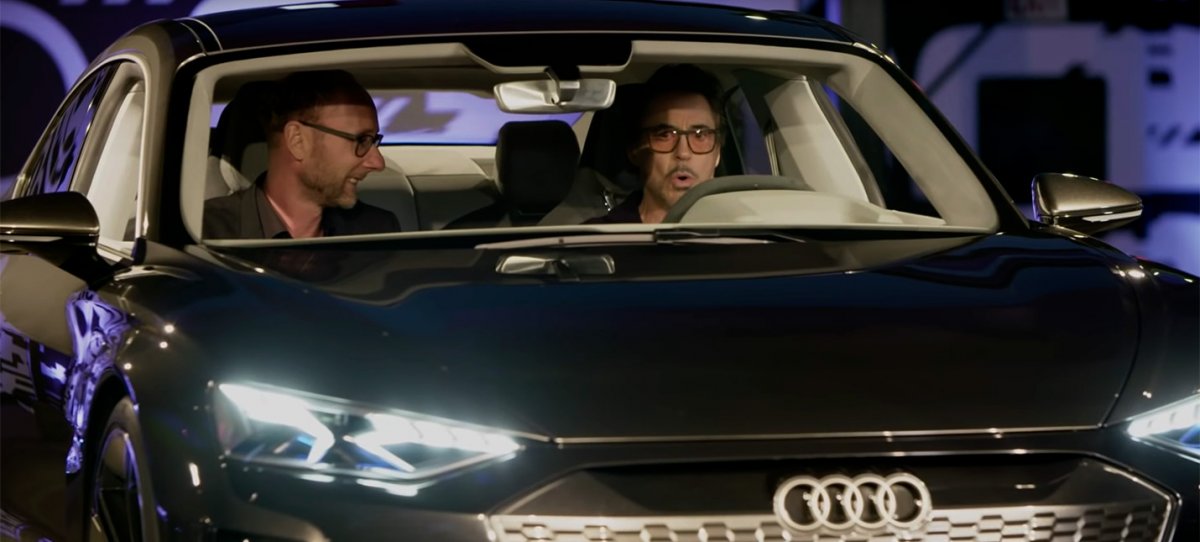 Audi e tron Тони Старк