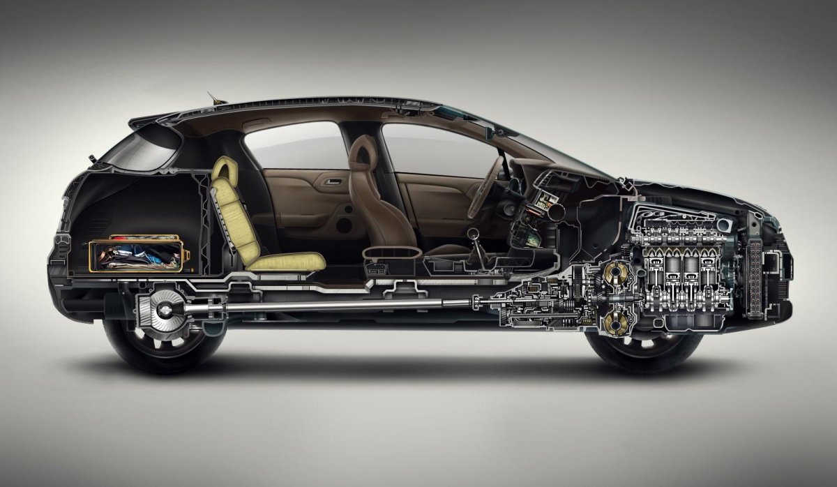Toyota Supra a80 в разрезе