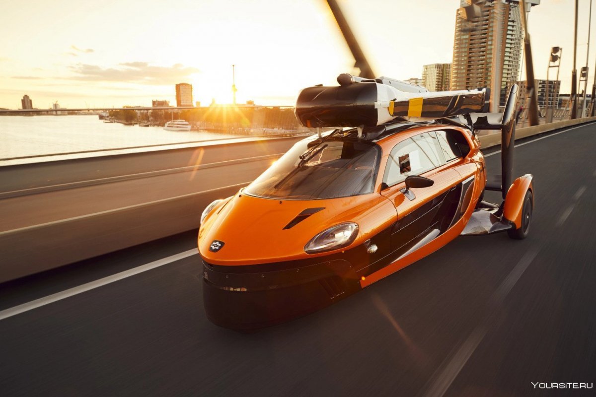 Море летающий автомобиль