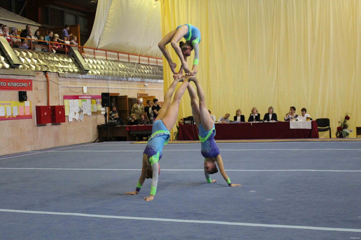 Спортивная акробатика тройки