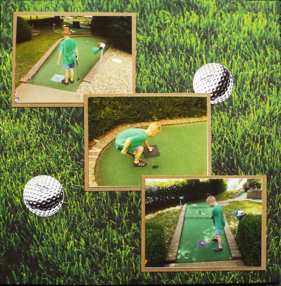 Надувной мини гольф