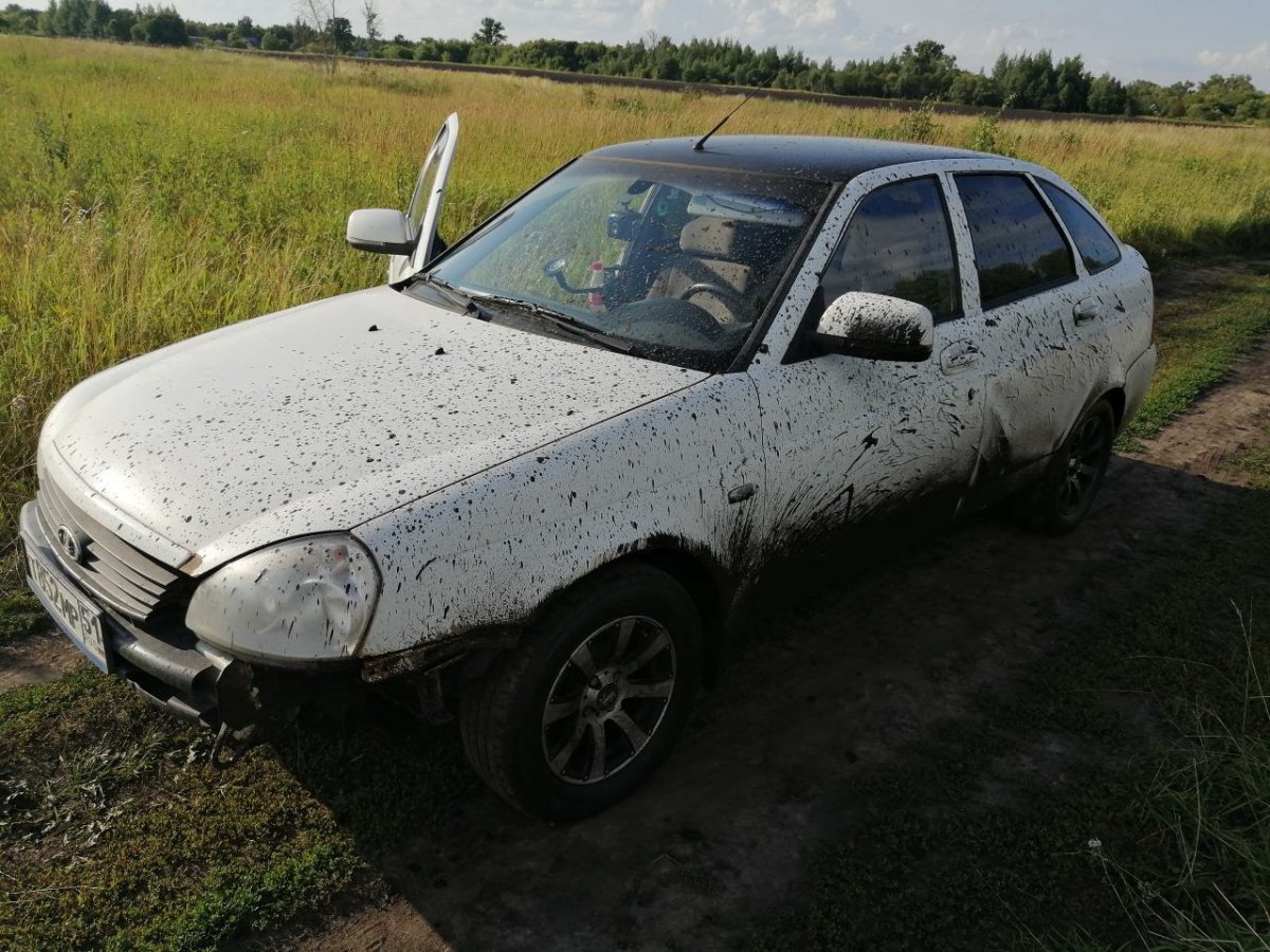 Лада Приора с ржавчиной
