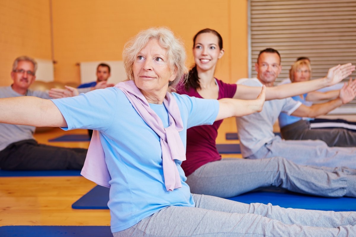 Хатха йога для пожилых